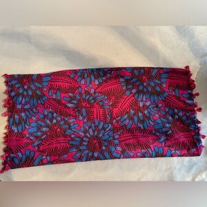 J crew purple and blue infinity scarf